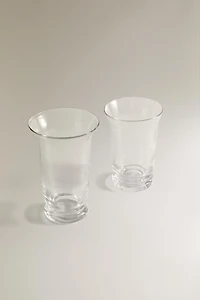 FLARED GLASS VASE