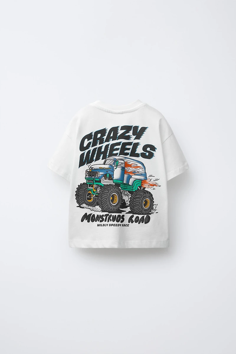 T-SHIRT IMPRIMÉ VOITURES