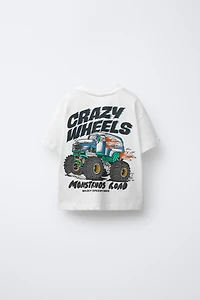 T-SHIRT IMPRIMÉ VOITURES