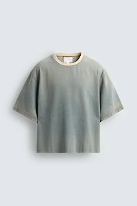 WASHED DENIM T-SHIRT
