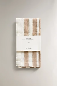 SET OF STRIPED LINEN NAPKINS (SET OF 2)