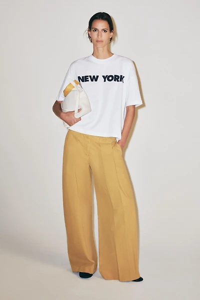 T-SHIRT OVERSIZE À INSCRIPTION