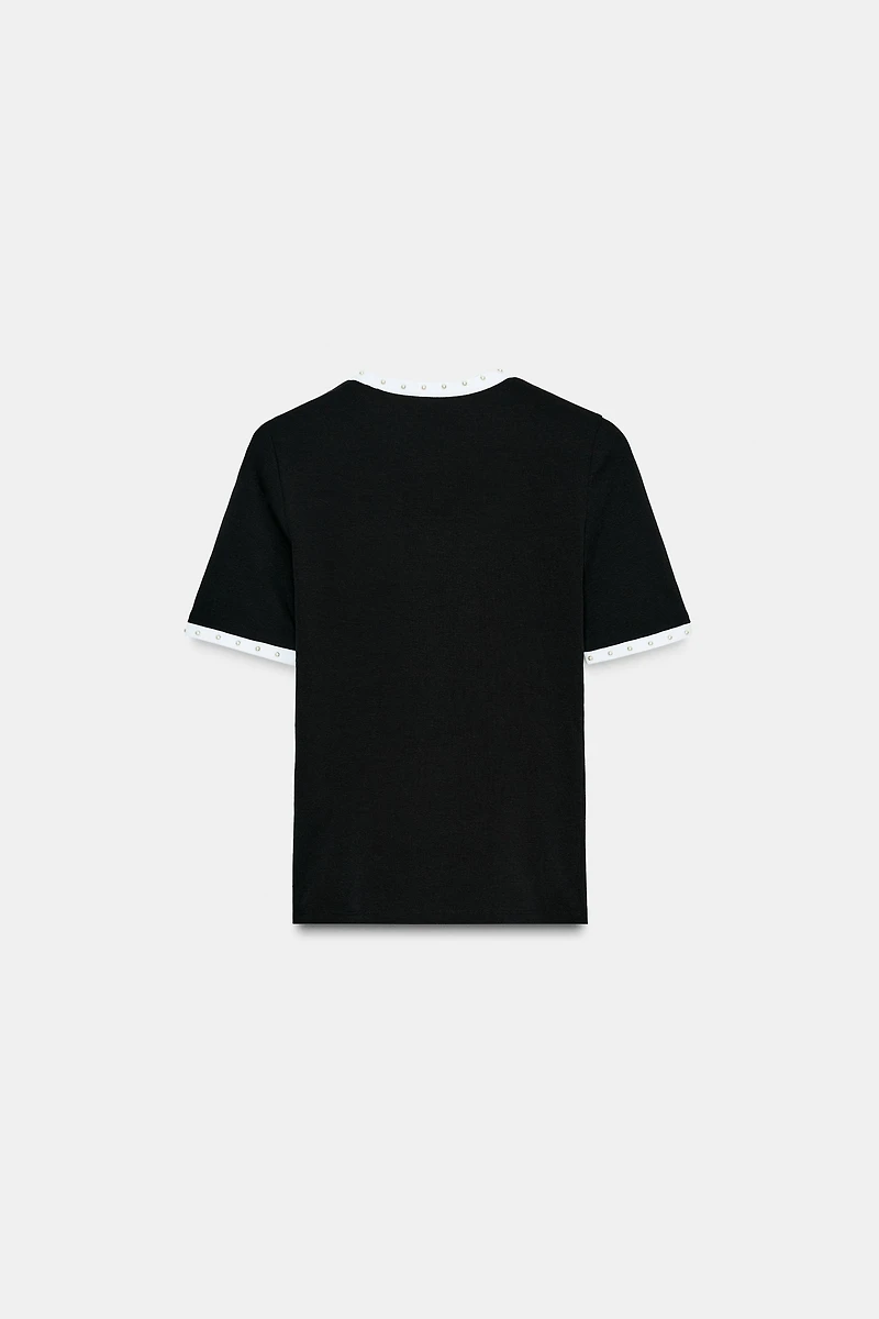 PEARL KNIT T-SHIRT