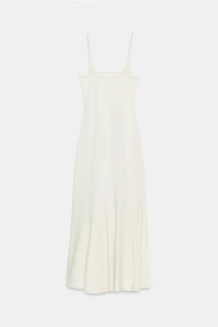 LONG DRAPED DRESS