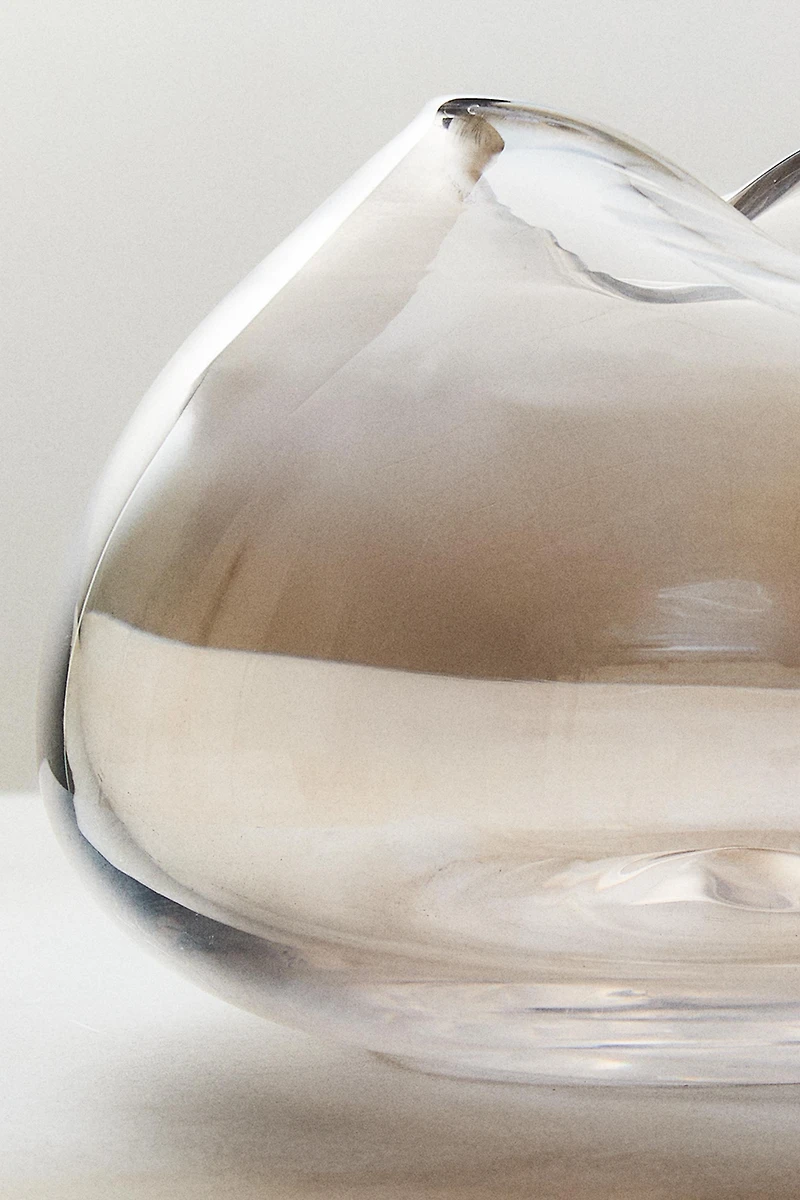 VASE WITH AN IRREGULAR LOW NECK