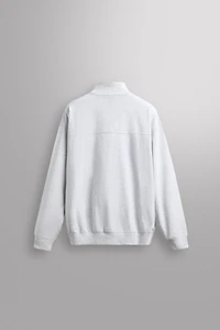 RELAXED FIT ZIP-UP SWEATSHIRT