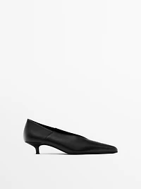 Escarpins en cuir souple nappa