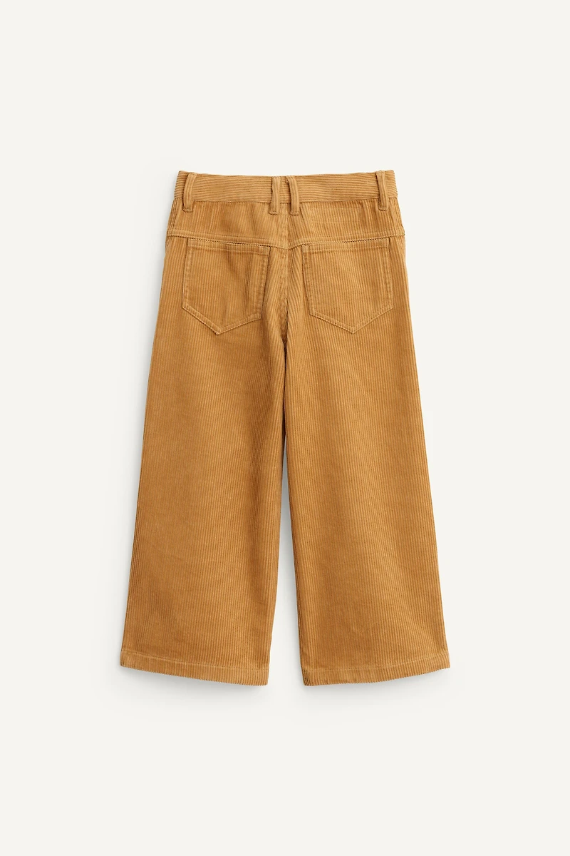 LIMITED EDITION CORDUROY WIDE LEG PANTS