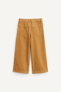 LIMITED EDITION CORDUROY WIDE LEG PANTS