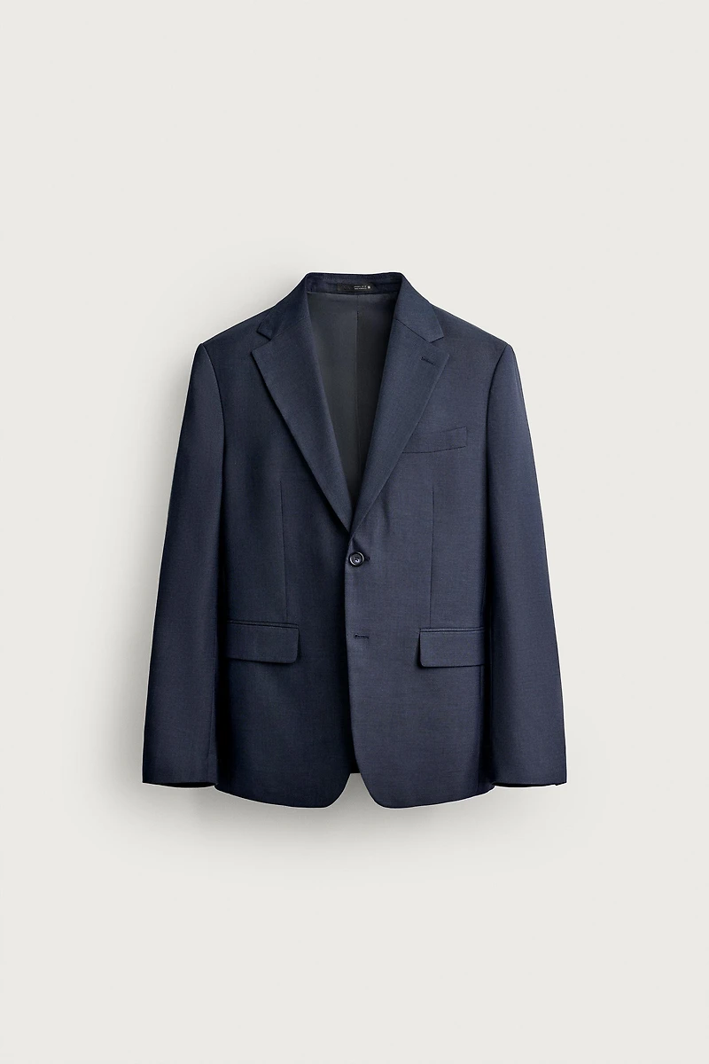 REGULAR FIT PLAID SUIT JACKET