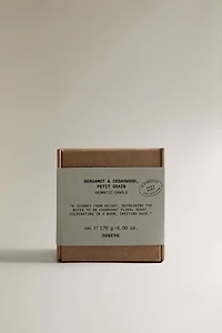 (170 G) BERGAMOT & CEDARWOOD SCENTED CANDLE