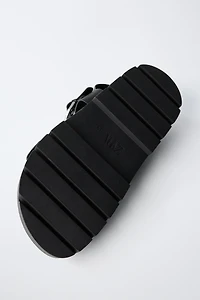 BUCKLED SANDALS