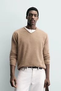 CASHMERE V-NECK JUMPER
