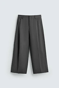 PANTALON COUPE LARGE PLIS