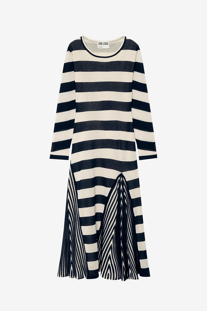 STRIPED DRESS - THE ITEM ZARA WOMAN