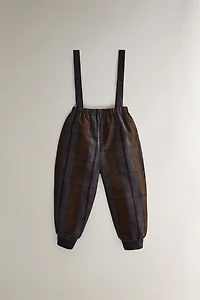 SALOPETTE ENFANT CARREAUX TARTAN