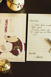SET OF CHILDREN'S SANTA CLAUS CHRISTMAS LETTERS