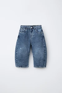 RIPPED SUPER BARREL JEANS