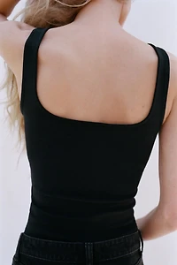 WIDE STRAP TOP