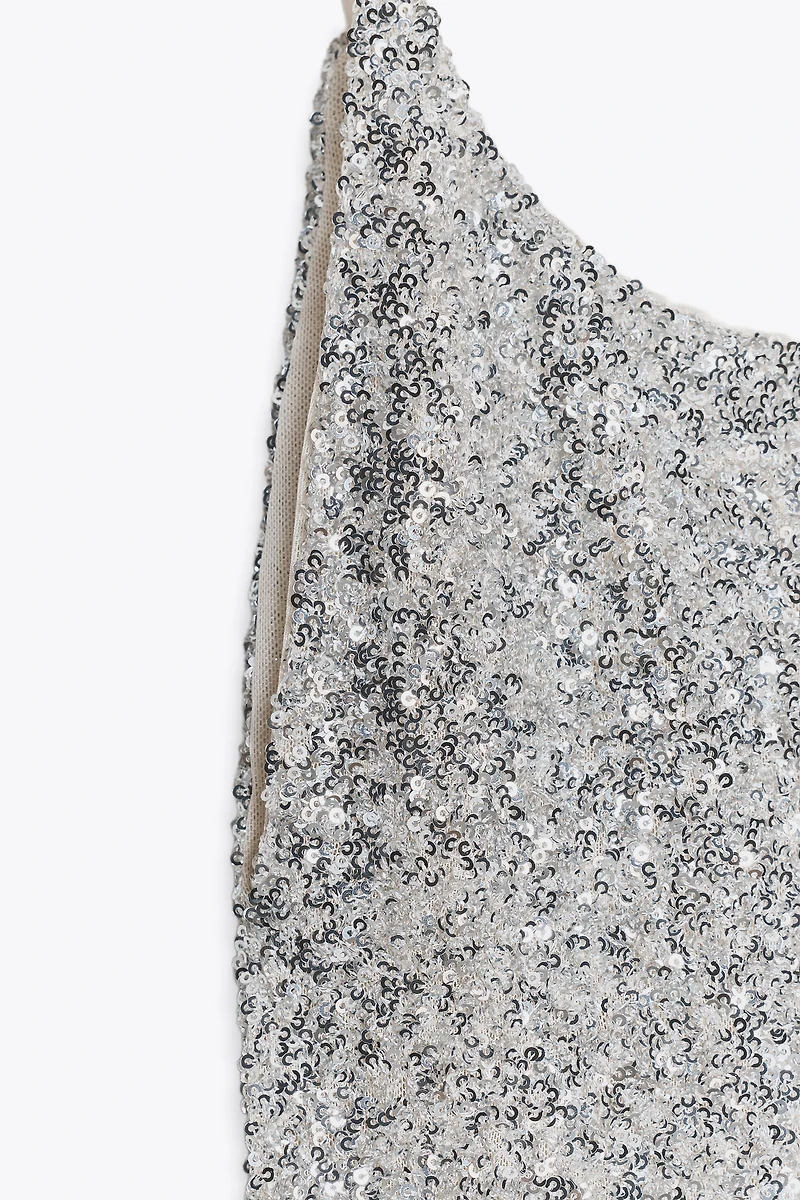 SEQUIN SLIP DRESS