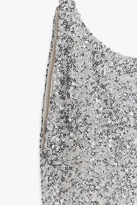 SEQUIN SLIP DRESS