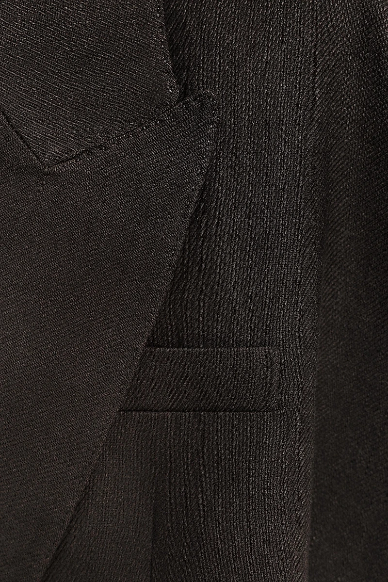 ZW COLLECTION DOUBLE BREASTED LINEN VEST