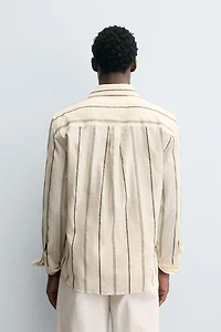 STRIPED JACQUARD SHIRT