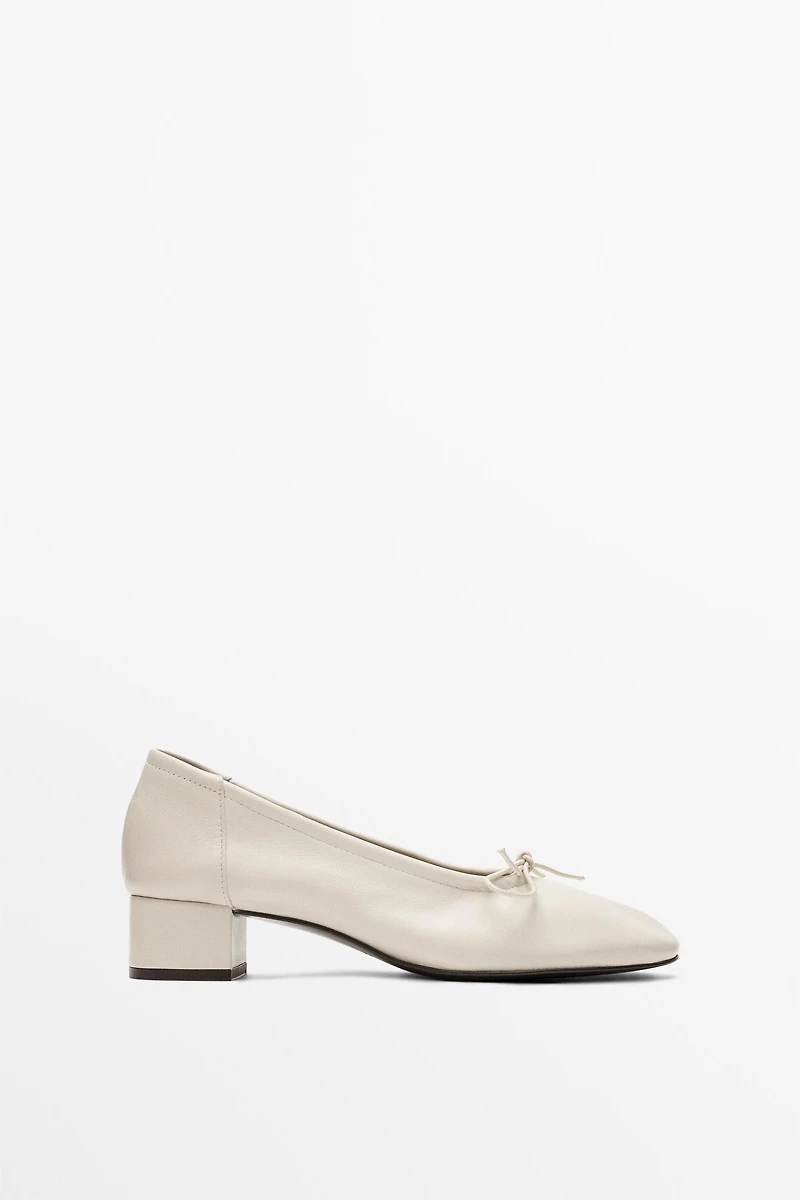 High-heel ballerinas