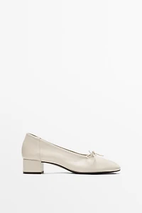 High-heel ballerinas