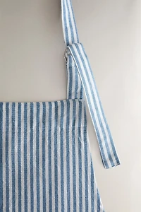 STRIPED COTTON APRON