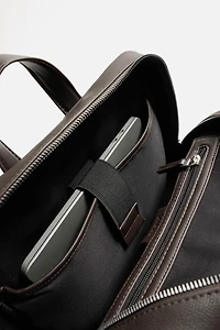 SAC À DOS TEXTURÉ