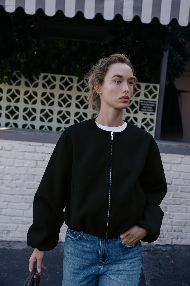 SOFT BOMBER JACKET