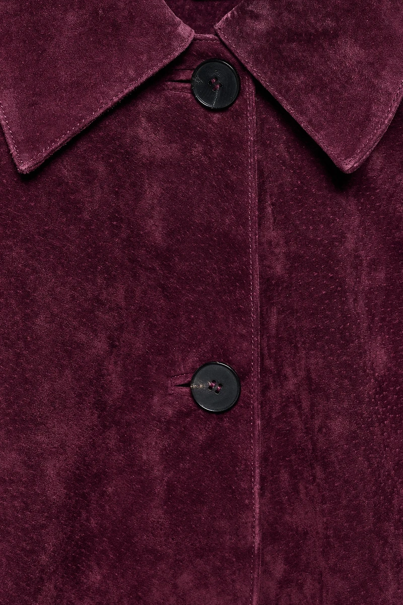 100% SUEDE LEATHER JACKET