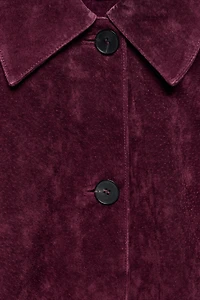 100% SUEDE LEATHER JACKET