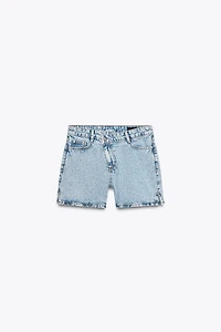 Z1975 HIGH-WAISTED CROSSOVER WAIST DENIM SHORTS