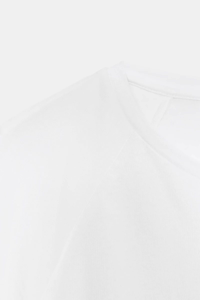 BALLOON SLEEVE COMBINATION T-SHIRT