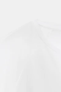 BALLOON SLEEVE COMBINATION T-SHIRT