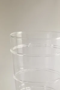 BOROSILICATE TUMBLER WITH LINES