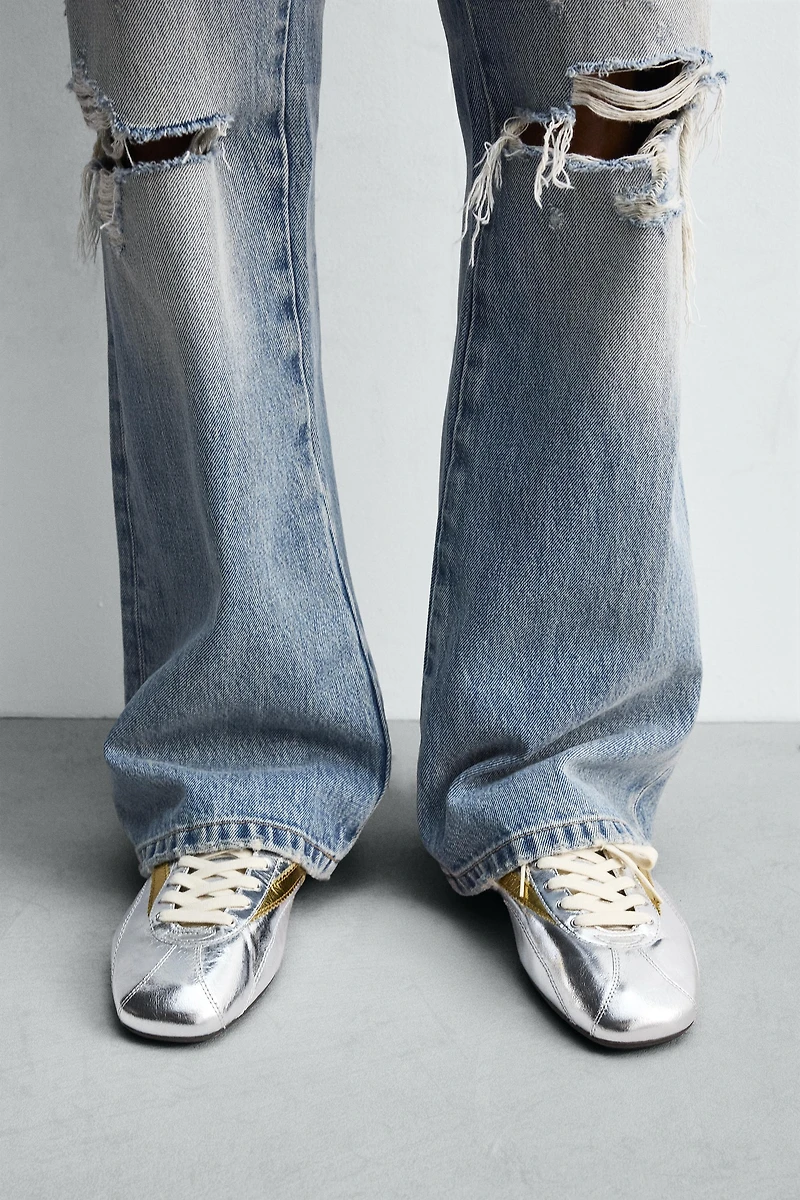 LEATHER TRAINERS HARRY LAMBERT FOR ZARA X DISNEY