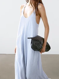 Long flowing dress with back detail