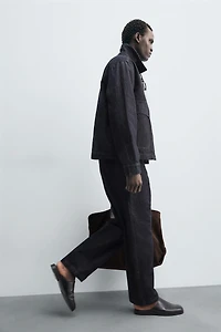 RELAXED FIT DENIM CHINO PANTS