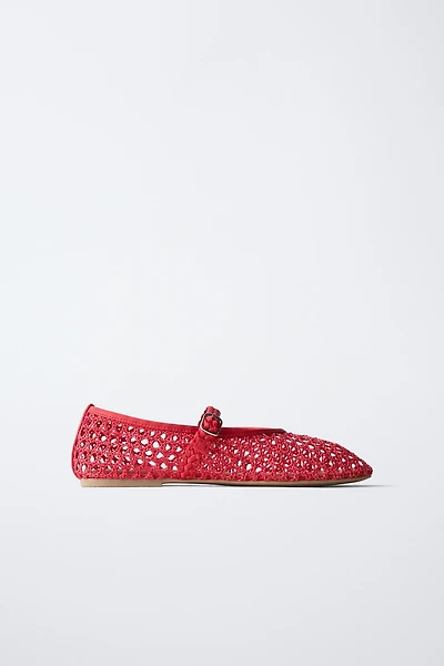 OPENWORK BALLET FLATS