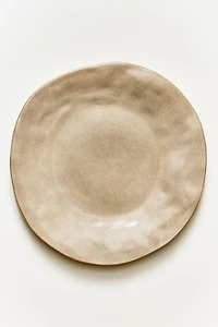 IRREGULAR STONEWARE DINNER PLATE