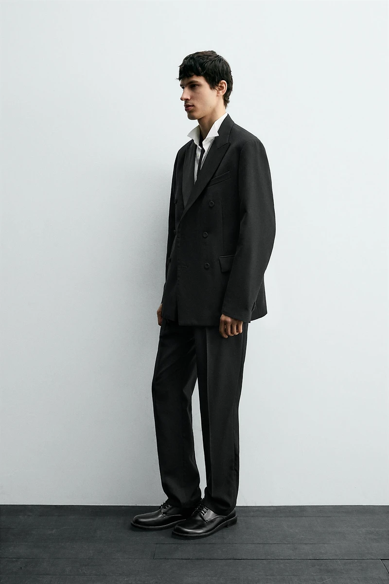 VESTE DE SMOKING À BOUTONNAGE CROISÉ