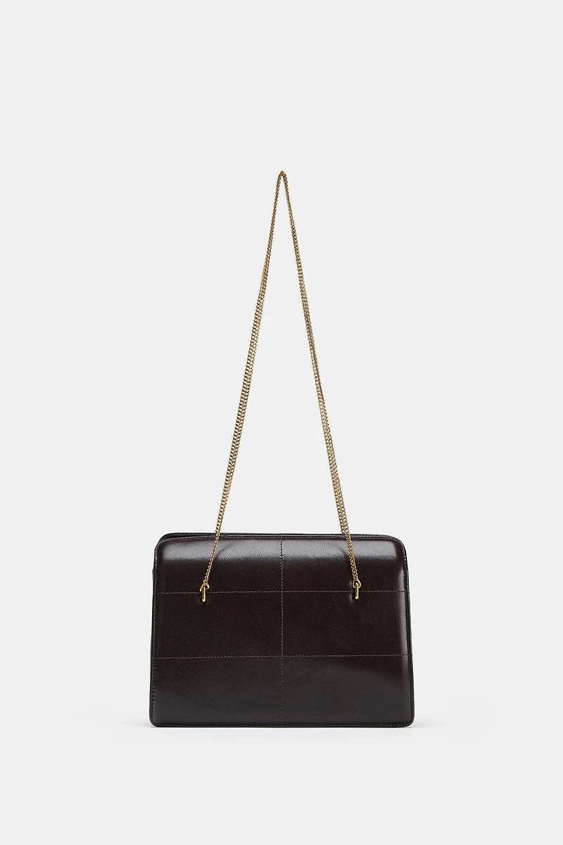 LEATHER SHOULDER BAG