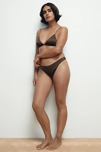 TRIANGLE BRALETTE WITH SILK