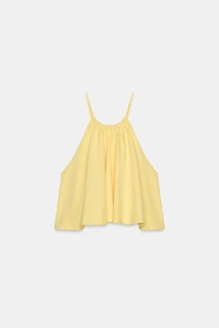 VOLUMINOUS HALTER TOP