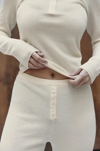 KNIT PANTS WITH BUTTONS