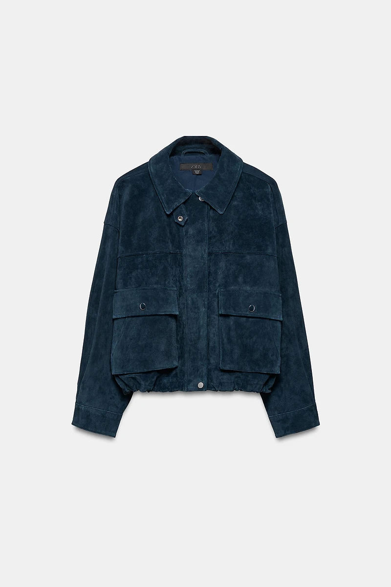 BLOUSON BOMBER 100% CUIR
