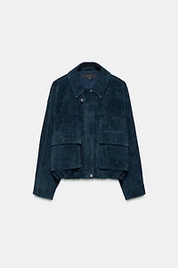 BLOUSON BOMBER 100% CUIR